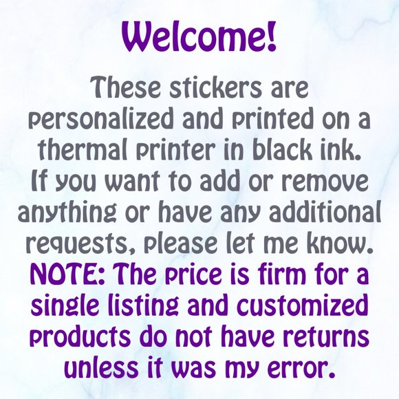 50 Thank you Stickers Thermal Scalloped flowers Glossy - Picture 5 of 5